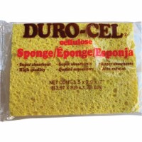 Duro-Cel 5.5 In. x 3.9 In. Yellow Cellulose Sponge 03040