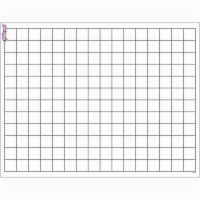 Graphing Grid (Small Squares) Wipe-Off® Chart, 17  x 22
