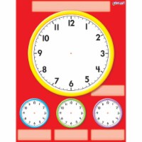 Clocks Wipe-Off® Chart, 17  x 22