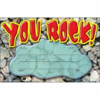 Trend You Rock Colorful Recognition Awards - 8.5  x 5.5  - Multicolor - 1 / Pack