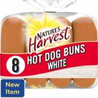 Nature's Harvest White Hot Dog Buns Perspective: Main