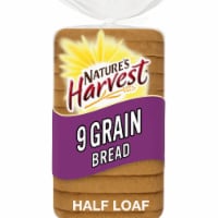 Nature's Harvest 9 Grain Bread, Half Loaf Perspective: Main