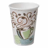 Dixie Hot Cups Paper 10oz Coffee Dreams Design 25/Pack 5310DXPK