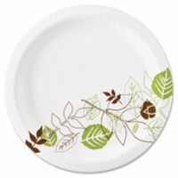 Dixie Foods DXEUX7PATH Plates- Heavy Weight- 6.8 in.- 1000-CT- Pathways-White