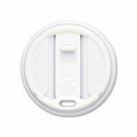 Dixie Reclosable Lids for 12 & 16oz Hot Cups White 100 Lids/Pack 10 Packs/Carton TP9542