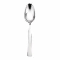Oneida T657SDEF 7.13 in. Sant Andrea Fulcrum Stainless Steel Oval Bowl Soup & Dessert Spoon