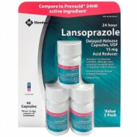 Member's Mark Lansoprazole Delayed-Release Capsules, USP 15mg (42 Count)