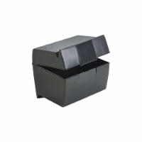 Oxford™ FILE,CARD,PLAS,5X8,BK 01581