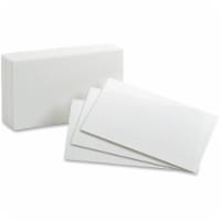 Oxford Index Cards 3 X5 100/Pkg-Blank White