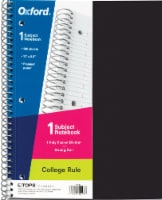 Oxford® 1 Subject College Rule Spiral Notebook Perspective: Main