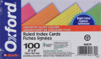 Oxford® Ruled Index Cards - White, 100 pk - Kroger