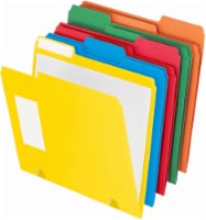 Pendaflex Presentation Letter Size 3-Tab File Folder - 15 Pack - Assorted Colors Perspective: Main