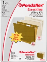 Pendaflex Essentials Letter Size Filing Kit
