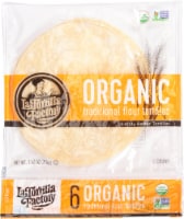 La Tortilla Factory® Traditional Flour Organic Tortillas 6ct