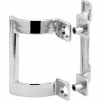 Prime-Line 2 in. H x 1-1/5 in. W Chrome Silver Frameless Shower Door Handle - Total Qty: 1;