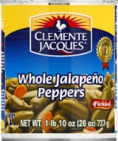 Clemente Jacques Pickled Whole Jalapeno Peppers