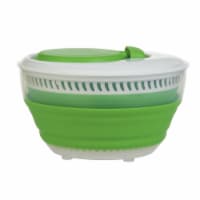 Progressive Collapsible Salad Spinner - Green/White