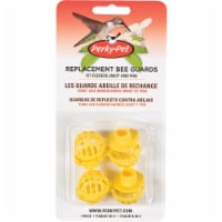 Perky-Pet Yellow Plastic Hummingbird Feeder Replacement Bee Guard (4-Pack) 205Y