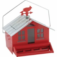 Perky-Pet Squirrel-Be-Gone Red Metal 12 Lb. Capacity Bird Feeder 338