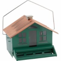 Perky-Pet Squirrel-Be-Gone Green Metal 12 Lb. Capacity Bird Feeder 339