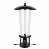 Perky-Pet Squirrel-Be-Gone Max Clear Plastic Bird Feeder with Flexports