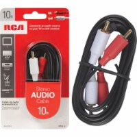 RCA 10 Ft. Black Stereo Audio Cable AH910R