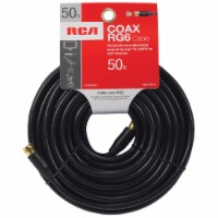 RCA 50 Ft. Black Digital RG6 Coaxial Cable VHB655R