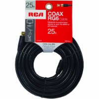 RCA 25 Ft. Black Digital RG6 Coaxial Cable VH625R