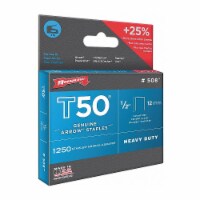 Arrow 50824 T50 Staples, 1,250 pk (1/2 )