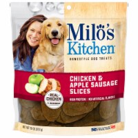 Milo s Kitchen Chicken Apple Sausage Slices Dog Treats 10 oz Mariano s