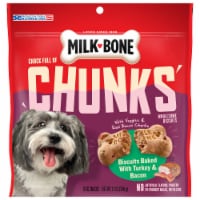 Milk-Bone Chock Full of Chunks Turkey & Bacon Dog Biscuit Treats