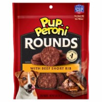 Pup-Peroni® Rounds™ With Beef Short Rib Dog Snacks
