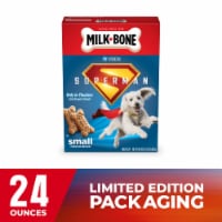 Milk-Bone Original Dog Biscuits, Small Dog Treats, Limited-Edition Superman Movie Box Perspective: Main