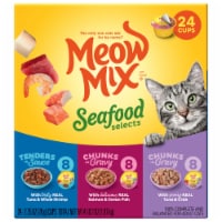 Meow Mix® Seafood Selects Variety Pack Wet Cat Food Perspective: Main
