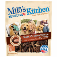 Milo s Kitchen Steak Grillers Dog Treats 10 oz Mariano s