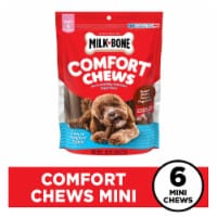 Milk-Bone Mini Comfort Chews, Dog Chews with Unique Chewy Texture and Real Beef Perspective: Main