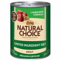Nutro 079105115711 12.5 oz Savory Lamb & Rice Recipe Can Dog Food, Case of 12
