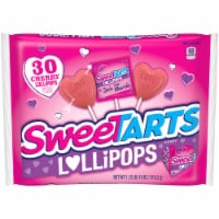 SweeTARTS Cherry Flavored Valentine Lollipops Candy Perspective: Main