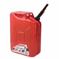 Flame Shield Gas Can,5 gal.,Self,Red,Steel,18-1/4  H  5810