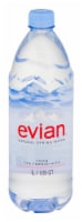 Evian® Natural Spring Bottled Water