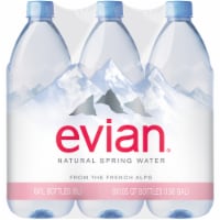Evian® Natural Spring Bottled Water