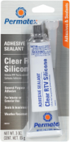 Permatex® RTV Silicone Adhesive Sealant - Clear Perspective: Main