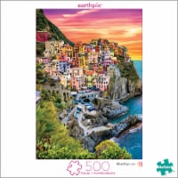 Buffalo Games Earthpix Cinque Terre Sunset Puzzle Perspective: Main