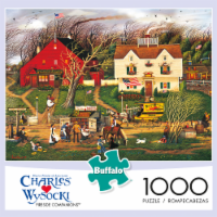 Buffalo Games Charles Wysocki Fireside Companions Jigsaw Puzzle Perspective: Main
