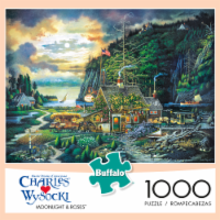 Buffalo Games Charles Wysocki: Moonlight & Roses Jigsaw Puzzle Perspective: Main