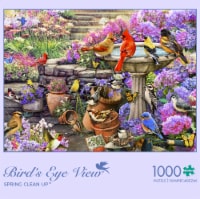 Buffalo Games Birds Eye View Spring Clean Up Jigsaw Puzzle Perspective: Main