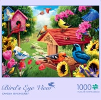 Buffalo Games Birds Eye View Garden Birdhouse Jigsaw Puzzle Perspective: Main