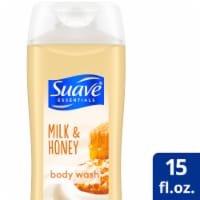 Suave Essentials Milk and Honey Body Wash Perspective: Main