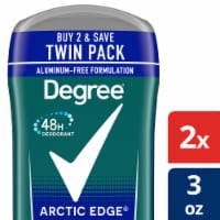 Degree Original Protection Men's Deodorant Stick Artic Edge Twin Pack