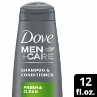 Dove Men+Care Fortifying Fresh and Clean with Caffeine 2 in 1 Shampoo and Conditioner